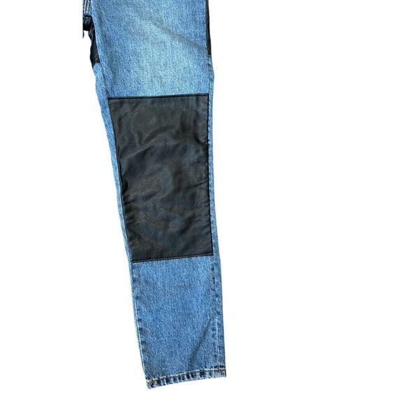 Urban Outfitter BDG Y2k, Retro, Goth Mom High Waisted Patched Color Block Sz: 25 - Picture 7 of 8